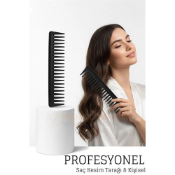 Mey İthalat® Kuaför Saç Kesim Tarağı - Profesyonel Berber Kesim Tarağı