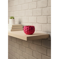 Mey İthalat® Küçük Boy Mor Saksı 5 cm Şık ve Minimal Dekoratif Tasarım