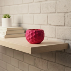 Mey İthalat® Küçük Boy Mor Saksı 5 cm Şık ve Minimal Dekoratif Tasarım