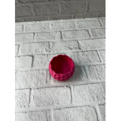 Mey İthalat® Küçük Boy Mor Saksı 5 cm Şık ve Minimal Dekoratif Tasarım