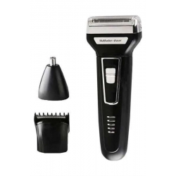 Mey İthalat® Kulak Burun Kıl Kesme Ense Yanak Tıraş Seti 3 Başlıklı Profesyonel