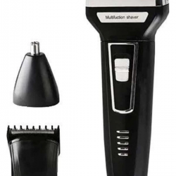 Mey İthalat® Kulak Burun Kıl Kesme Ense Yanak Tıraş Seti 3 Başlıklı Profesyonel