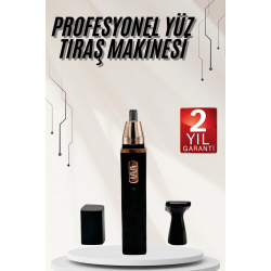 Mey İthalat® Kulak Burun Tıraş Makinesi Taşınabilir Şarjlı 3 Başlıklı Uzun Ömürlü