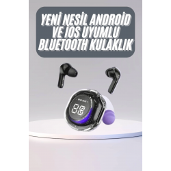 Mey İthalat® Kulak İçi Bluetooth Kulaklık ANC ENC Özellikli Şarj Göstergeli Kablosuz Kulaklık