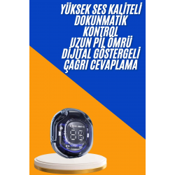 Mey İthalat® Kulak İçi Bluetooth Kulaklık ANC ENC Özellikli Şarj Göstergeli Kablosuz Kulaklık