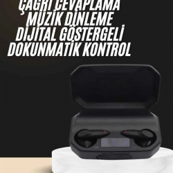 Mey İthalat® Kulak İçi Bluetooth Kulaklık Rgb Işıklı Çift Mikrofonlu iOS/Android Uyumlu BT 5.2