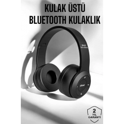 Mey İthalat® Kulak İçi Kablosuz Bluetooth Kulaklık Ekstra Bass ve Çok Yönlü Kullanım
