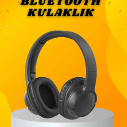 Mey İthalat® Kulak Üstü Bluetooth Kulaklık Ayarlanabiilir Uzun Pil Ömrü Kablosuz 5.0 Bluetooth