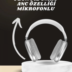 Mey İthalat® Kulak Üstü P9 Kablosuz Bluetooth Kulaklık ve 7 Kordonlu Akıllı Saat