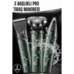 Mey İthalat® Kulak Ve Burun Başlıklı Profesyonel Tıraş Makinesi