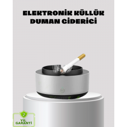 Mey İthalat® Küllük ve Hava Temizleyici 2’si 1 Arada – Sigara Kokusu Giderici, Araba ve Ofis İçin