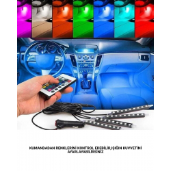 Mey İthalat® Kumandalı Araç LED Şerit Işıklar