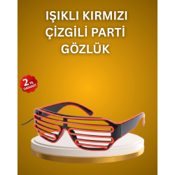 Mey İthalat® Kutlama ve Etkinliklere Özel LED Işıklı Gözlük