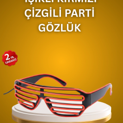 Mey İthalat® Kutlama ve Etkinliklere Özel LED Işıklı Gözlük