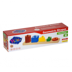 Mey İthalat® Kutulu Ahşap Geometrik Şekiller