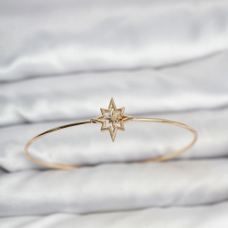 Mey İthalat® Kutup Yıldızı Model Gold Renk Bileklik