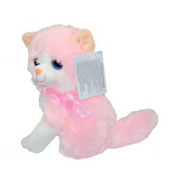 Mey İthalat® KZL-2208001 Ayakta Miyavlayan Kedi 3 Renk - Kızılkaya Oyuncak