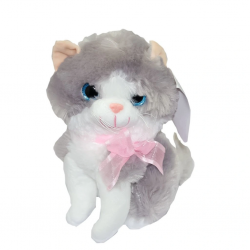 Mey İthalat® KZL-2208001 Ayakta Miyavlayan Kedi 3 Renk - Kızılkaya Oyuncak