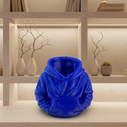 Mey İthalat® Lacivert Hoodie Kalemlik 10x10 cm Masa Üstü Düzenleyici