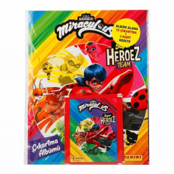 Mey İthalat® Lady Bug ve Super Cat Çıkartma Albümü