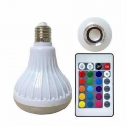 Mey İthalat® Lamba Hoparlör Ampül Görünümlü Renk Değiştirebilen Android ve İOS Uyumlu