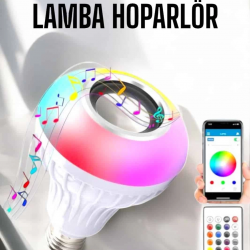 Mey İthalat® Lamba Led Hoparlör Dayanıklı ve Uzun Ömürlü Bluetooth Hoparlör