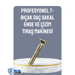 Mey İthalat® LCD Ekranlı Şarjlı Tıraş Makinesi Erkek Saç Sakal Kesme