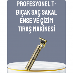 Mey İthalat® LCD Ekranlı Şarjlı Tıraş Makinesi Erkek Saç Sakal Kesme