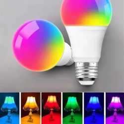 Mey İthalat® Led Ampul Enerji Dostu RGB Işıklı 100W Led Işık