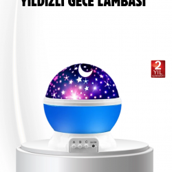 Mey İthalat® LED Gece Lambası 6 Renk Seçenekli Yumuşak Işıklı Uyku Yardımcı Lamba