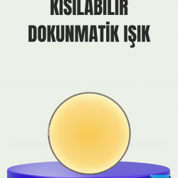 Mey İthalat® LED Hareket Sensörlü Gece Lambası Kablosuz Duvar Tipi