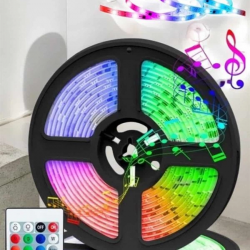 Mey İthalat® Led Işık 5 Metre Şerit Led RGB Işıklı