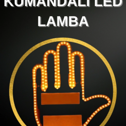 Mey İthalat® Led Işık El İşareti Araç Camı İçin Uzaktan Kumandalı