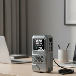 Mey İthalat® LED Işıklı Akü Takviye ve Lastik Şişirme Cihazı