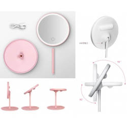 Mey İthalat® Led Işıklı Dokunmatik Makyaj Aynası 3 Kademeli Işık Ayarlı