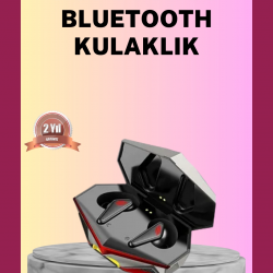 Mey İthalat® Led Işıklı Metal Kasa Kablosuz Gaming Kulaklık