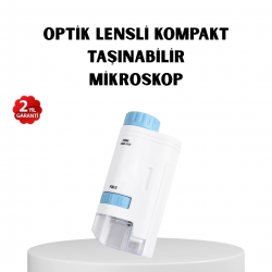 Mey İthalat® LED Işıklı Mikroskop 80X–200X Zoom Eğitici Bilim Seti ve Taşınabilir
