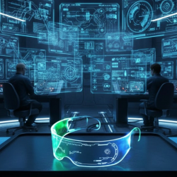 Mey İthalat® LED Işıklı Rave Gözlüğü 7 Renk 5 Işık Modu Futuristik Tasarım