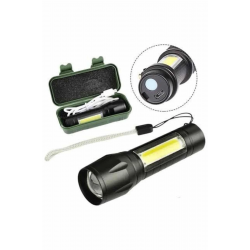 Mey İthalat® Led Lamba El Feneri Küçük Taşınabilir USB Şarjlı Acil Durum Lambası