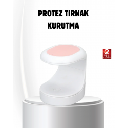 Mey İthalat® LED Mini Oje Kurutucu Taşınabilir Hızlı Kuruma Cihazı 3 LED Işıklı
