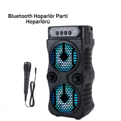 Mey İthalat® LED Parti Işıklı Bluetooth Hoparlör