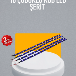 Mey İthalat® LED Yağmur Işığı Seti 10 Adet Meteor Çubuk Aydınlatma