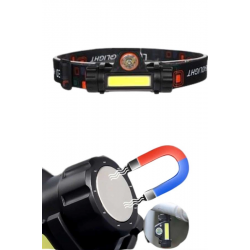 Mey İthalat® Ledli Şarjlı Kafa Lambası LED Şarjlı Su Geçirmez Kafa Feneri