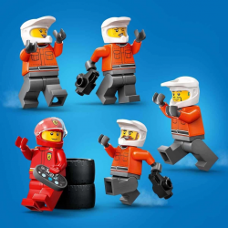 Mey İthalat® City Ferrari Arabalı F1 Pit Stop ve Pit Ekibi 60443