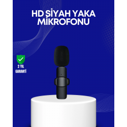 Mey İthalat® Lightning Girişli 2’li Kablosuz Yaka Mikrofonu Çift Kişilik Kayıt