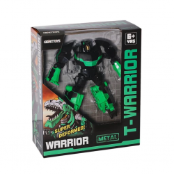 Mey İthalat®  LJ1653 Metal Gövdeli Dönüşebilen Robot -Gepettoys