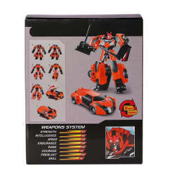 Mey İthalat®  LJ1654 Metal Dönüşebilen Robot -Gepettoys