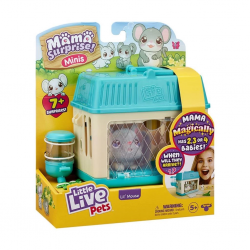 Mey İthalat® LP301100 Little Live Pets Anne Fare ve Yavruları Oyun Seti - 26510