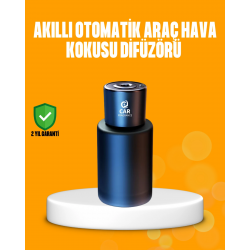 Mey İthalat® Lüks Oto Koku Difüzörü Doğal Buharlaşmalı Cam Tasarım