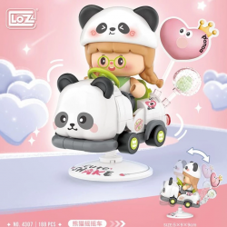Mey İthalat® LZ-4307 LOZ PANDA SALLANAN SÜRÜŞ 188 PARÇA BLOCK OYUNCAK